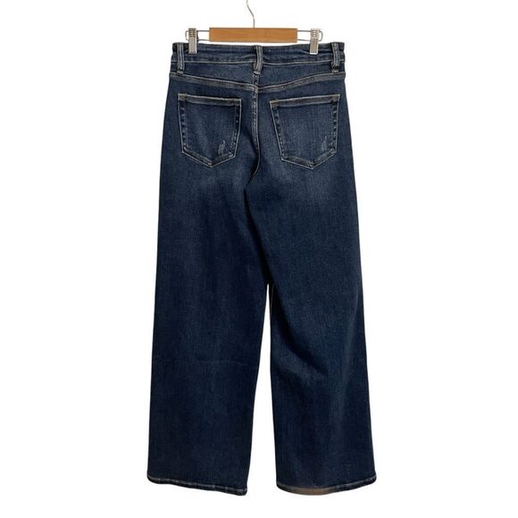 Bayeas Mid Rise Wide Leg Jeans Dark Wash Size 26 - Picture 5 of 7